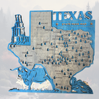 Texas State Park Tracking Map