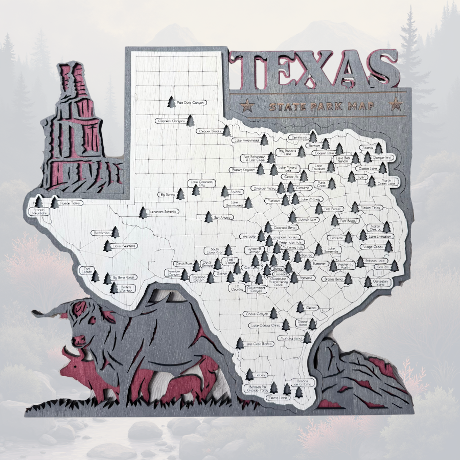 Texas State Park Tracking Map