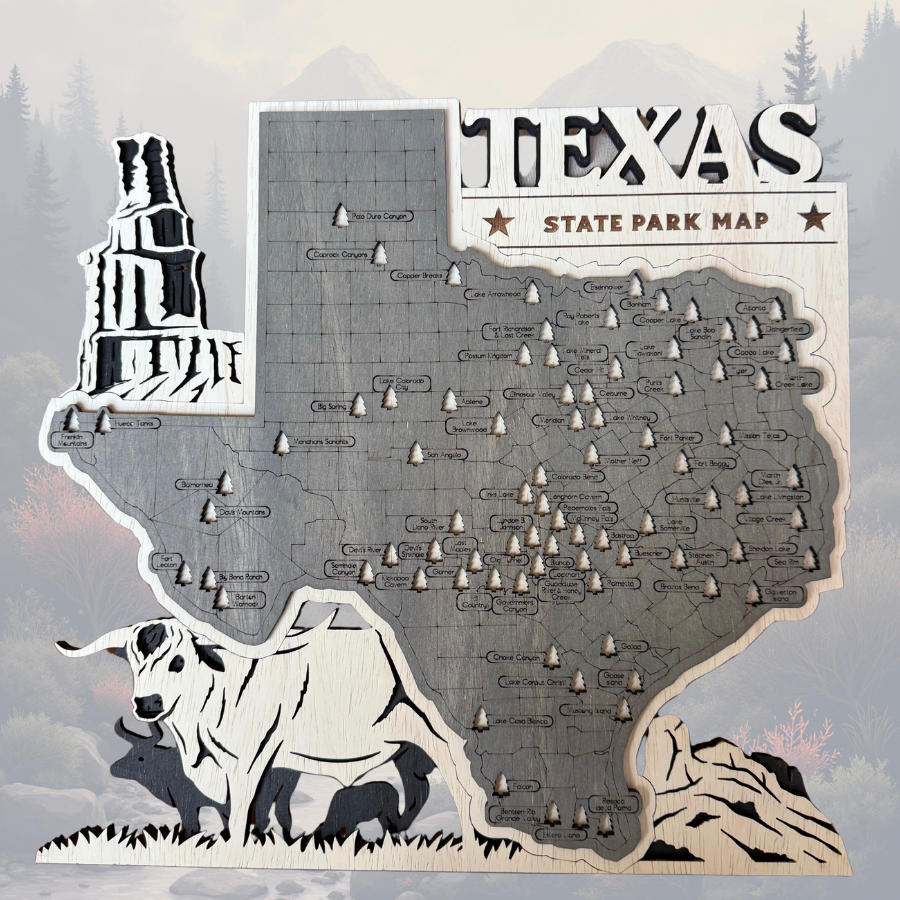 Texas State Park Tracking Map