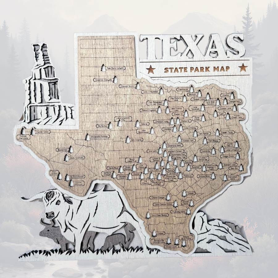 Texas State Park Tracking Map