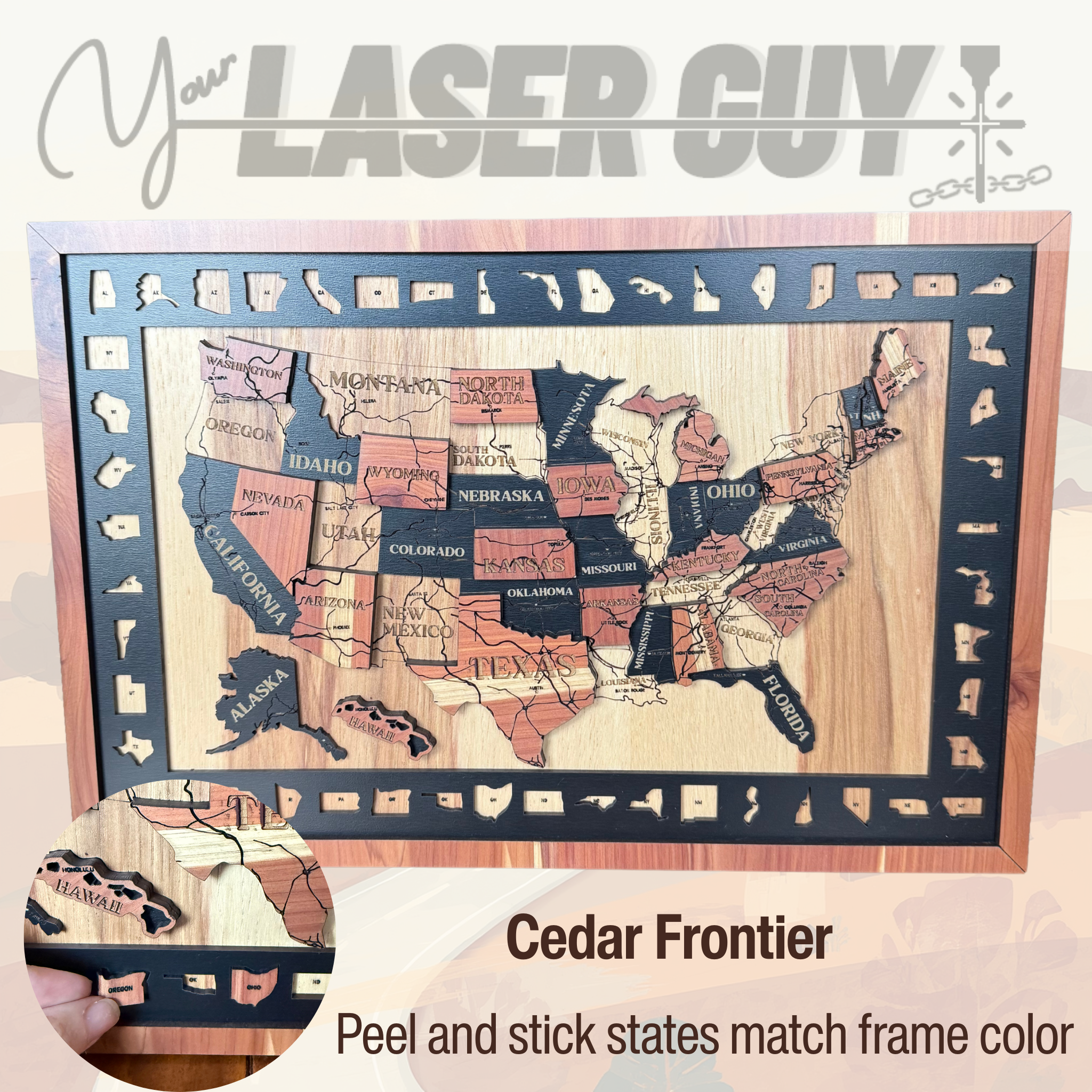 US State Tracker Map