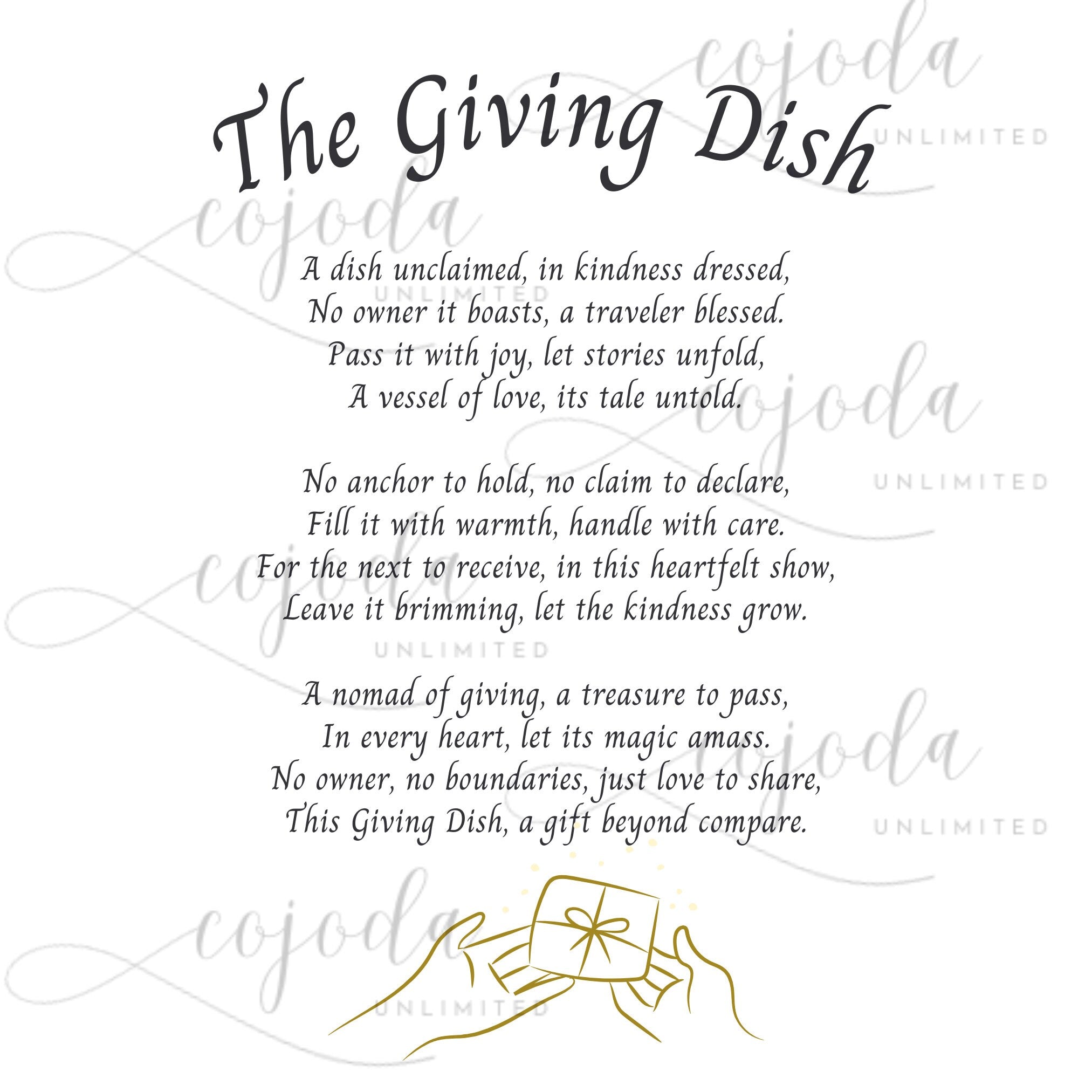 New Version! - DIGITAL Giving Dish FILE - SVG for engraving - Glowforge tested